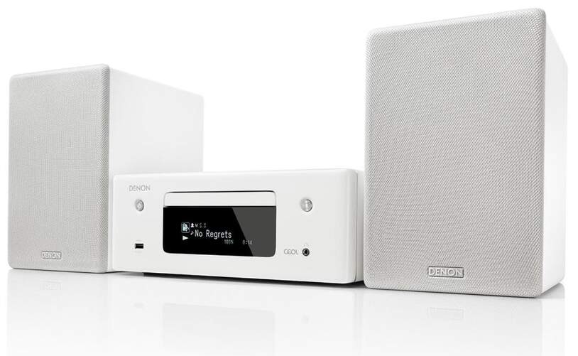 Cadena de música Denon CEOL N10 Blanca - 130W, BT, WiFi, CD, AirPlay2, Multiroom, Radio FM