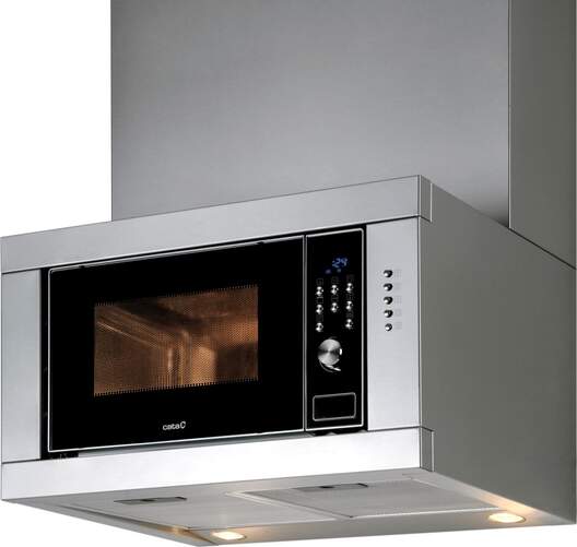 Campana Cata Chorus 02165202/02165201 - 400 m3/h, 3 Velocidades, 2 Velocidades, Inox