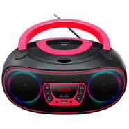 Radio CD Denver TCL-212 Rosa - Bluetooth, Radio FM, 4 W RMS