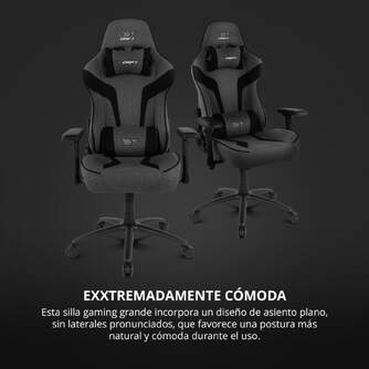 SILLA GAMING DRIFT DR90 XXL GRIS NEGRO