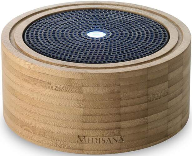 Humidificador Medisana AD625 - 16 ml/h, Aromas, 6 luces, Bambú