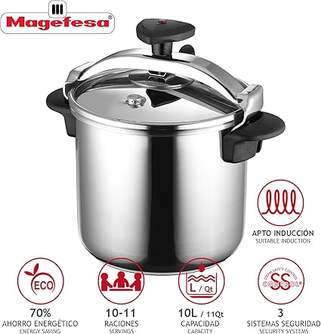 OLLA PRESION MAGEFESA STAR RECTA 10L