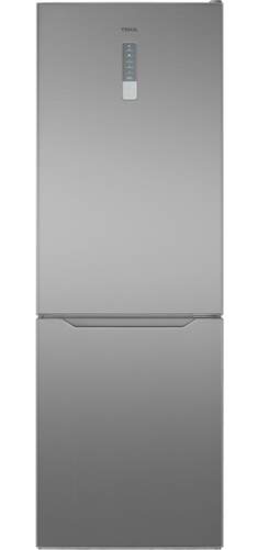 Frigor&iacute;fico Combi Teka NFL345EX - Clase E, 188cm, NoFrost, Display, Antibacterias, Inox