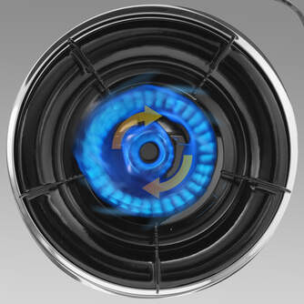 HORNILLO VITROKITCHEN 360IB INOX 3F GAS C/T