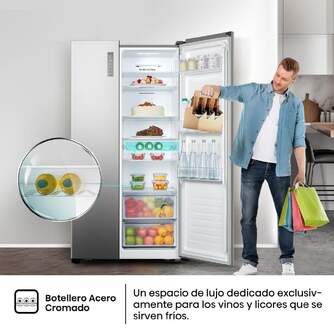 FRI. HISENSE RS677N4BIE 178x91 NF INOX DSP