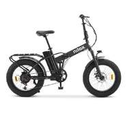 Bicicleta Eléctrica Nilox X8 Pro 20X4P - Autonomía 70 min, 6 Velocidades, Negro