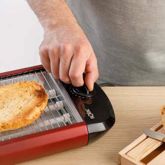 TOST. SOLAC TC5309 PLANO ROJO/NEGRO 700W