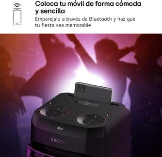 ALTAVOZ LG XBOOM RNC2 80W FM BT USB KARAOKE