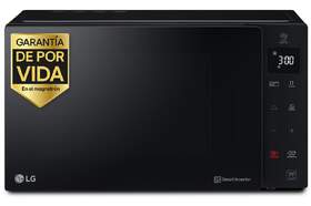 Microondas Inverter LG MH6535GDS - 1000W (Grill 900W), 25L, 10 Funciones, Negro