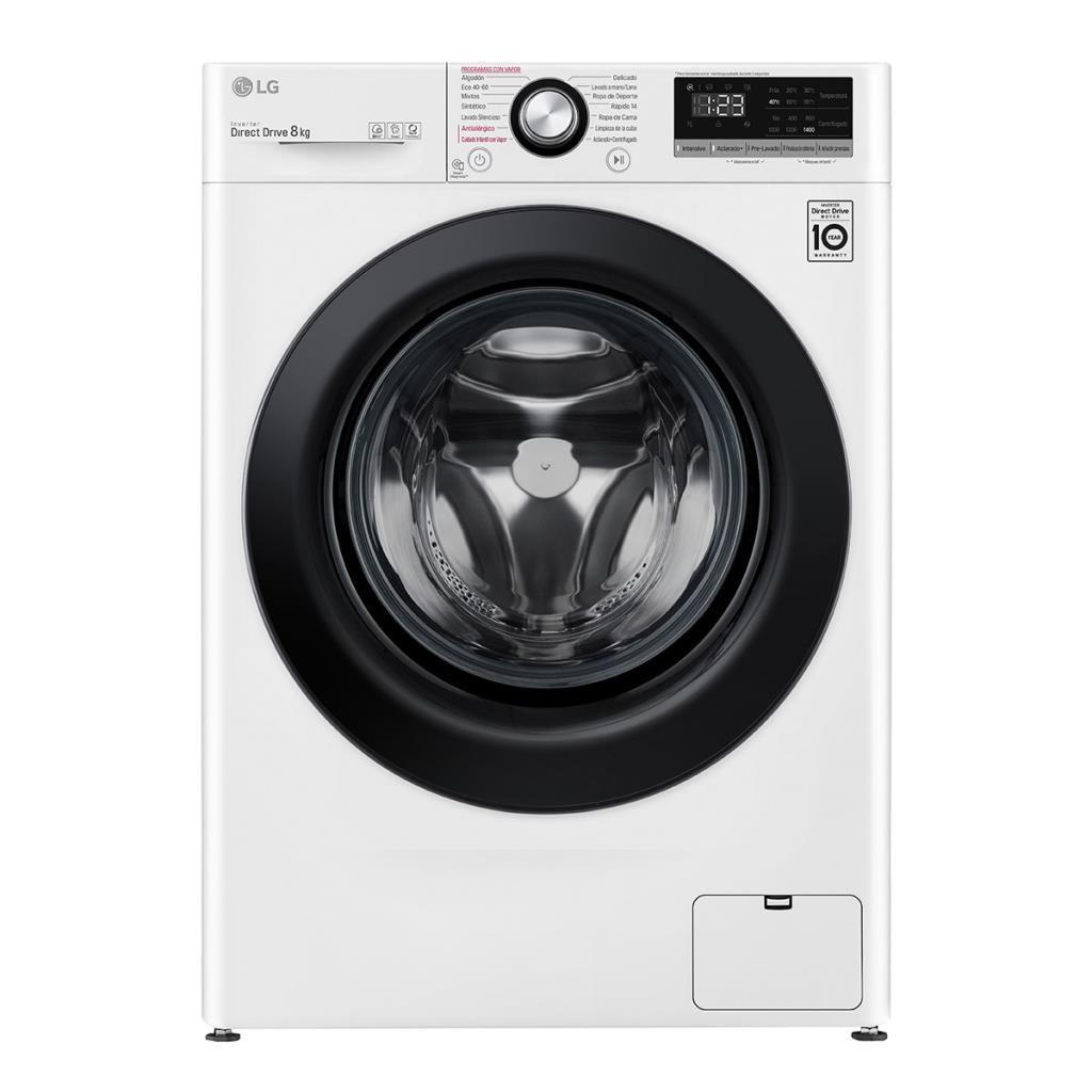 Lavadora LG F4WV3008S6W - Clase C, 8kg