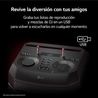 ALTAVOZ LG XBOOM RNC5 300W DJ FM/DAB  BT 2XUSB