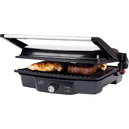 Grill Jata GR594 - 2000W, 29x23cm, Apertura 180º, Basculante, Antiadherente libre de PFOA