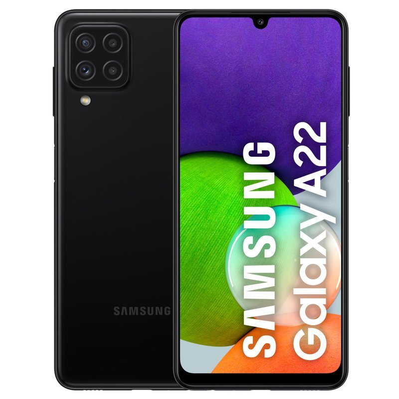 Samsung Galaxy A22 4/128GB Negro - 6.4" HD+, 2GHz