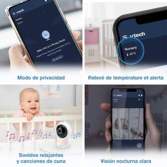 VIGILA BEBES VTECH RM9761 CAMARA MOTOR WIFI