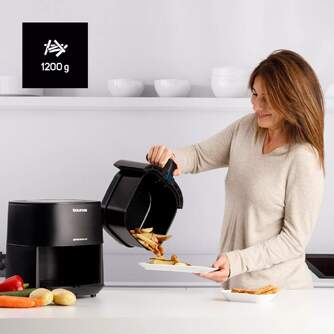 FREIDORA AIRE TAURUS DIGITAL 6S 5,5L 1700W NEGRA