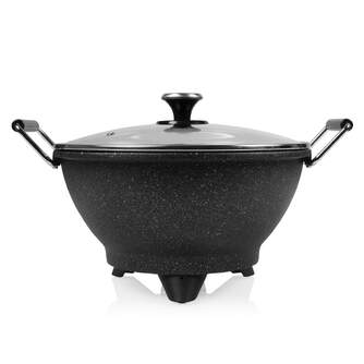 WOK PRINCESS 162389 30CM 1400W 7L NEGRO
