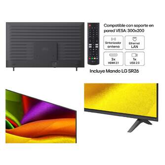 TV LG 65%%%quot; 65NU8E0B3LA UHD NANO A7 WEBOS26 HDR10PRO