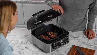 BARBACOA NINJA AG301EU 5EN1 DE INTERIOR FREIDORA