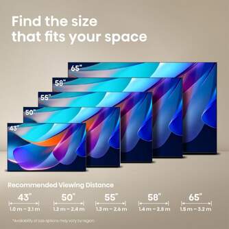 TV HISENSE 43%%%quot; 43A6S UHD SMART TV DOLBYVISION DTSX