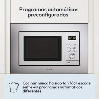 MICR. CANDY MIC201EX 20L INOX GRILL DSP INTEGRABLE