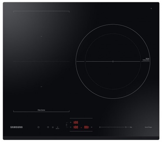 Encimera Samsung NZ63B5046GK/U1 - 3 Zonas, Flex-inducci&oacute;n, 60 cm, Temporizador, Wifi, Negra