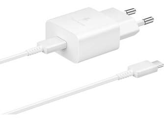 CARGADOR SAMSUNG 1XUSB C DE 15W CABLE USB C BLANCO