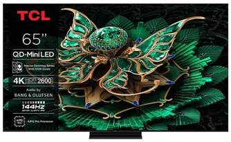 TV TCL 65%%%quot; 65C7K UHD MINILED GOOGLETV 144HZ B%%%amp;O