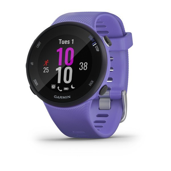 Garmin Forerunner 45 lila 1.04 gps reloj deportivo connect iq control calorías talla 45s iris 208x208p smartwatch violeta carrera 39mm inteligente negro 264 cm bluetooth hasta 7 autonomía 45sp