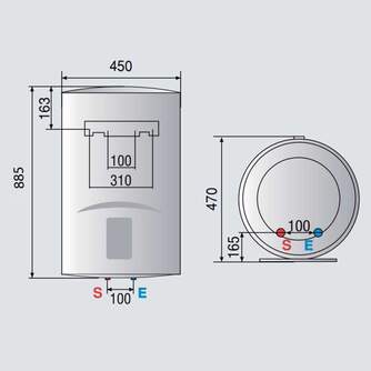 TERMO ARISTON LYDOS ECO 100L VEU CLASIF.B 3201865