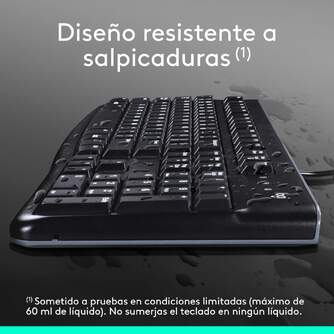 TECLADO LOGITECH K120 USB NEGRO 920-002499  