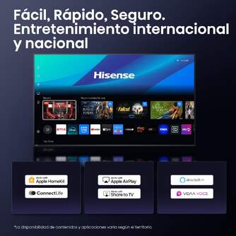 TV HISENSE 75%%%quot; 75U8Q UHD MINILED SMART TV 165HZ