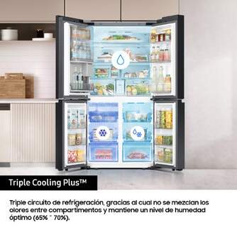 FRI. SAMSUNG RF65DB970E22EF 185x92 4P NEGRO