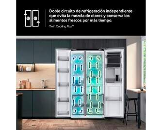 FRICOM. SAMSUNG RF50C530ES9EF 178x82 NF DISP INOX