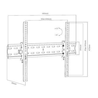 SOPORTE TV DCU 70100025 PARED INCLINABLE 32-70%%%quot;