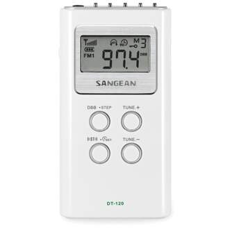 RADIO BOLSILLO SANGEAN DT-120 BLANCO FM/AM