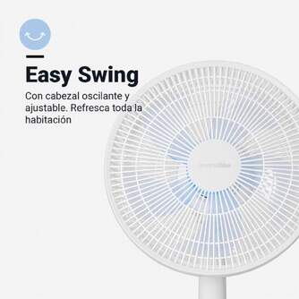 VENTILADOR SOBREMESA U.BLUE 7035W 35W 25CM BCO.