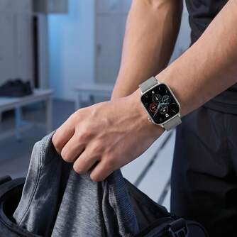 SMARTWATCH DCU MILAN GPS PLATEADO