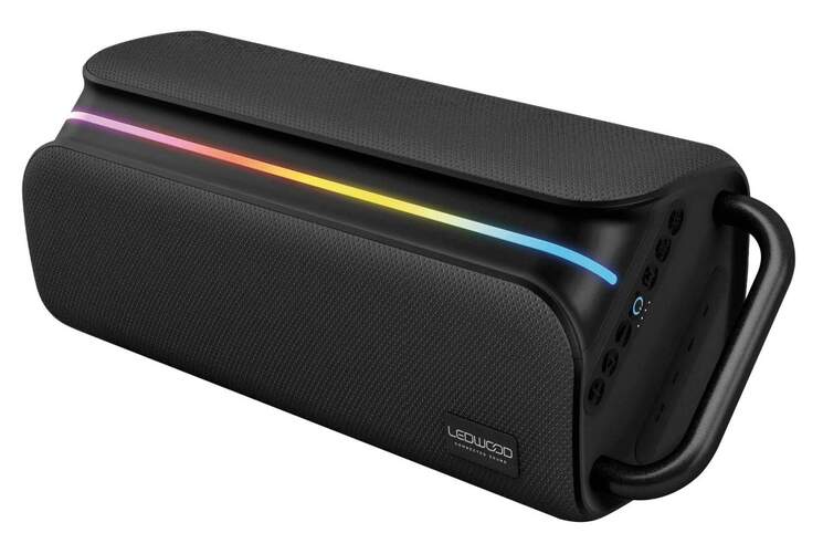 Altavoz Ledwood Drop500 - Bluetooth 5.3, 500 W (125W RMS), 8000 mAh, IPX4