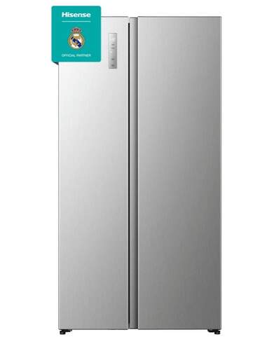 Frigorífico Hisense RS3P538NAIE - 534 L, No Frost, Clase E, 179x91 cm, Display, Inox