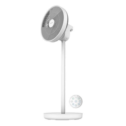 Ventilador Pie Cecotec EnergySilence 2600 Sunflower - 22W DC Batería, 33cm, 10 Aspas, 12 Velocidades