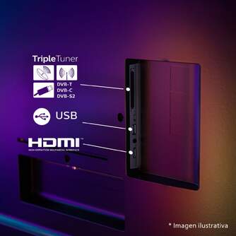 TV PHILIPS 43%%%quot; 43PUS8400 UHD QLED SMARTTV AMBILIGH