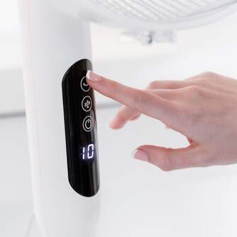 VENTILADOR PIE TAURUS ICE BRIS SIL 40CM MD DC 3EN1