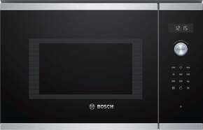 Microondas integrable Bosch BEL554MS0 - 25 Litros, Grill, 900W 5 Potencias, Electrónico, Inox