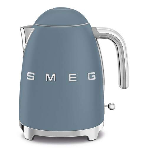 Hervidor Smeg KLF03SBMEU Azul - 2400W, 1,7 Litros, Autoapagado, Filtro Acero Inox, Retro