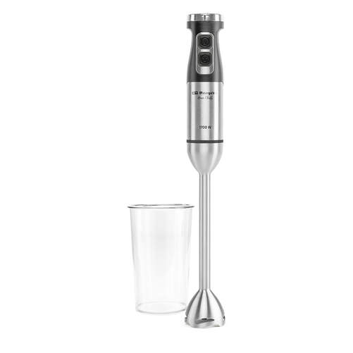 Batidora de mano Orbegozo BT6017XL - 1700 W, Brazo XL, velocidad ajustable + turbo, vaso 900ml
