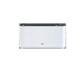 TOST. BRAUN HT3100WH 1R LARGA BLANCO 1000W