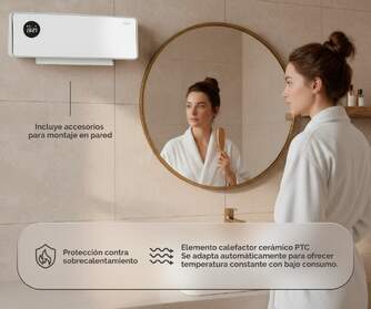 CALEFACT. ARTICA ACCER2000 2000W SPLIT CERAMICO