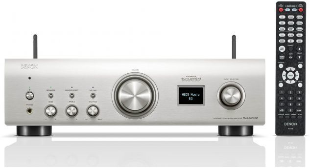 Amplificador Denon PMA-900HNE Silver - AHC 85W, HEOS, WiFi, Bluetooth, Ecualizador MM y MC