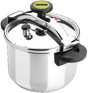 Olla a presi&oacute;n Monix Classica de 10 litros - De acero inoxidable
