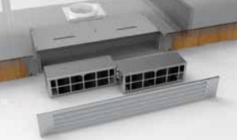 Kit de recirculaci&oacute;n Cata AS750 02800939 - Conjunto recirculaci&oacute;n filtro de campana, Gris